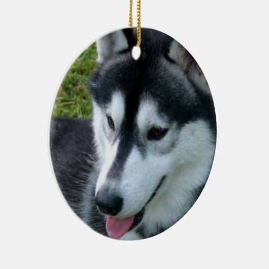 Siberian Husky Ornament (Rechts)