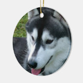Siberian Husky Ornament (Links)