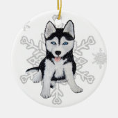 Siberian Husky Ornament (Voorkant)
