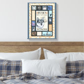Siberian Husky Owner Lover Funny Keepomwille Quilt Canvas Afdruk (Insitu (Slaapkamer))
