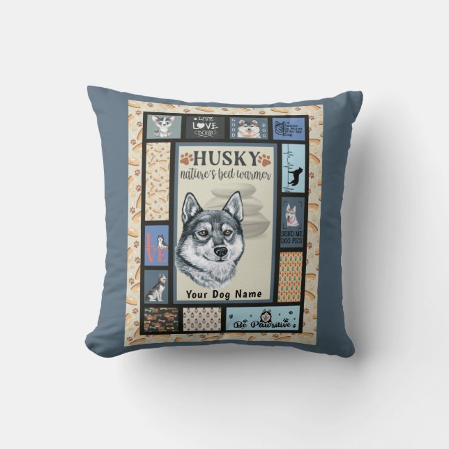 Siberian Husky Owner Lover Funny Keepomwille Quilt Kussen (Voorkant)