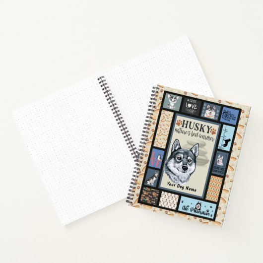 Siberian Husky Owner Lover Funny Keepomwille Quilt Notitieboek (Binnen)