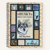 Siberian Husky Owner Lover Funny Keepomwille Quilt Notitieboek (Voorkant)