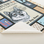 Siberian Husky Owner Lover Funny Keepomwille Quilt Sherpa Deken (3/4)