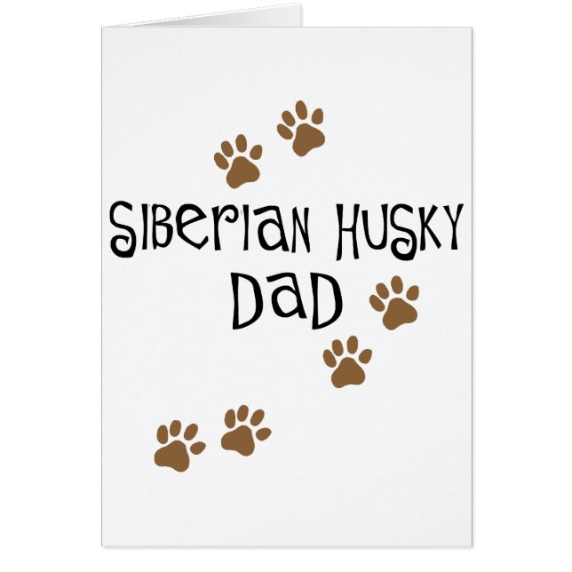 Siberian Husky Pap (Voorkant)