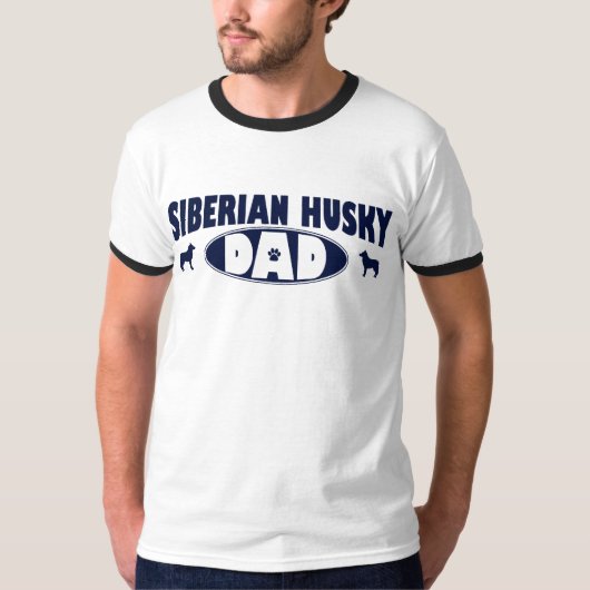 Siberian Husky Pap T-shirt (Voorkant)