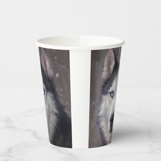 Siberian Husky Papieren Bekers (Links)