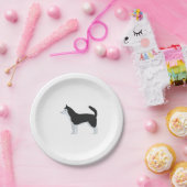 Siberian Husky Papieren Bordje (Feest)