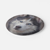 Siberian Husky Papieren Bordje (Gekanteld)