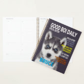 Siberian Husky Parody Magazine Hoesje Planner (Display)