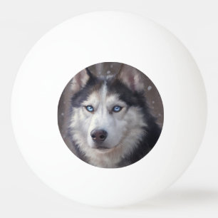 Siberian Husky Pingpongbal