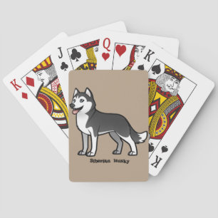 Siberian Husky Pokerkaarten