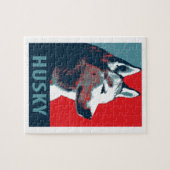 Siberian Husky Political Parody Poster Legpuzzel (Horizontaal)