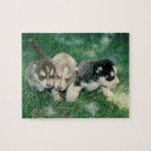 Siberian Husky Puppies Dog Puzzle Legpuzzel (Horizontaal)