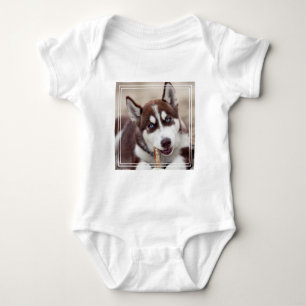 Siberian Husky Puppy op het strand Romper