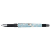 Siberian Husky Puppy Painting - Originele Dog Art Pen (Voorkant)