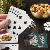 Siberian Husky Puppy Playing Cards Pokerkaarten (Insitu)