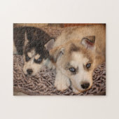 Siberian Husky Puppy Puzzle Legpuzzel (Horizontaal)