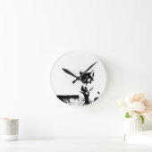 Siberian Husky Puppy Ronde Klok (Huis)