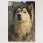 Siberian Husky Puzzle Legpuzzel (Verticaal)