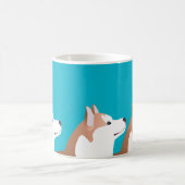 Siberian Husky - Red - Breed ontwerp voor Sjabloon Koffiemok (Center)