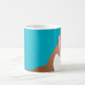 Siberian Husky - Red - Breed ontwerp voor Sjabloon Koffiemok (Center)