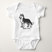 Siberian Husky Romper (Voorkant)