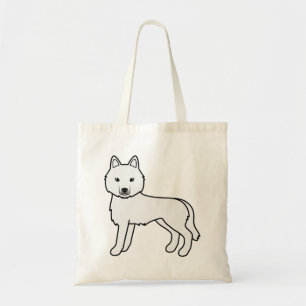 Siberian Husky Schattige Cartoon Hond Tassen