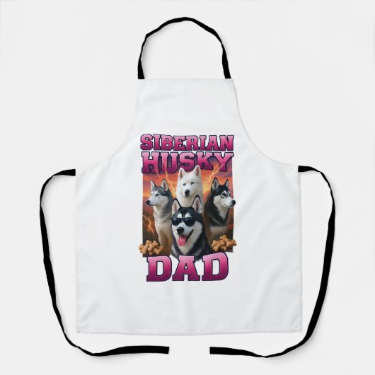 Siberian Husky Schort (Voorkant)
