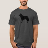 Siberian Husky Silhouette T-shirt (Voorkant)