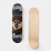 Siberian Husky Skateboard (Voorkant)