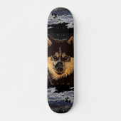 Siberian Husky Skateboard (Voorkant)