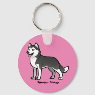 Siberian Husky Sleutelhanger