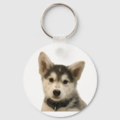Siberian Husky Sleutelhanger (Voorkant)