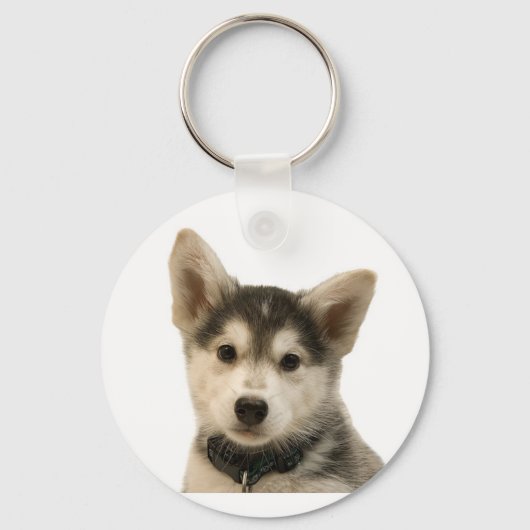Siberian Husky Sleutelhanger (Voorkant)