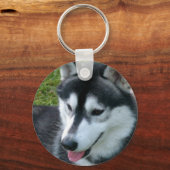 Siberian Husky Sleutelhanger (Voorkant)
