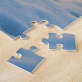 Siberian Husky Snowy Cabin Christmas Painting Legpuzzel (Zijkant)