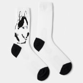 Siberian Husky Socks Husky Dog Socks Customize Sokken (Rechts)