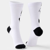 Siberian Husky Socks Husky Dog Socks Customize Sokken (Gebogen)