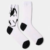 Siberian Husky Socks Husky Dog Socks Customize Sokken (Rechts)
