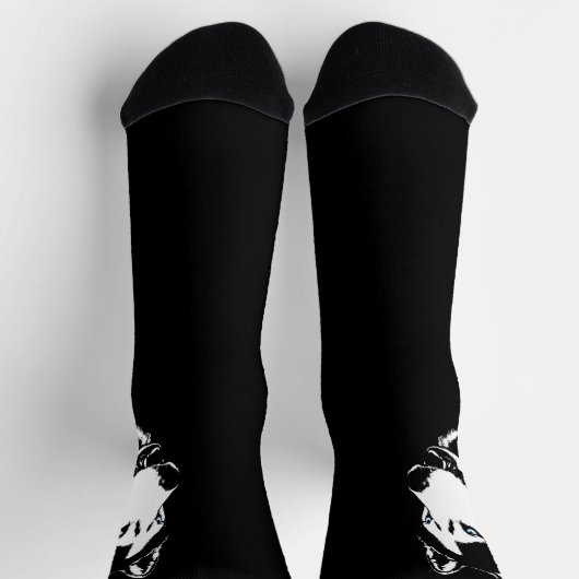 Siberian Husky Socks Husky Dog Socks Customize Sokken (Top)