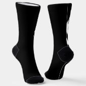 Siberian Husky Socks Husky Dog Socks Customize Sokken (Gebogen)