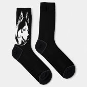 Siberian Husky Socks Husky Dog Socks Customize Sokken (Rechts)