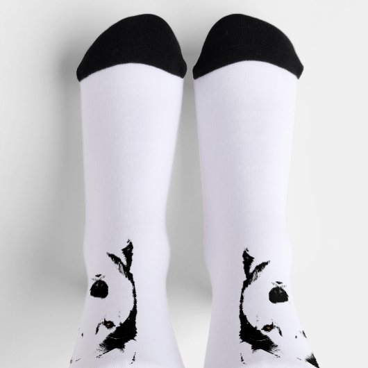 Siberian Husky Socks Husky Eyes Socks Customize Sokken (Top)