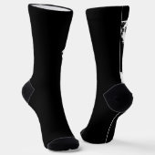 Siberian Husky Socks Husky Pup  Socks Customize Sokken (Gebogen)