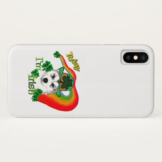 Siberian Husky St Patrick's Case-Mate iPhone Case (Achterkant (horizontaal))