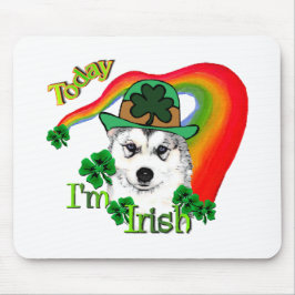 Siberian Husky St Patrick's Muismat