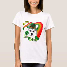 Siberian Husky St Patrick's T-shirt