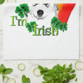 Siberian Husky St Patrick's Theedoek (Gevouwen)