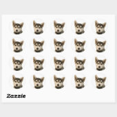 Siberian Husky Stickers (Vel)